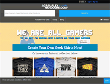 Tablet Screenshot of casuallyhardcore.com